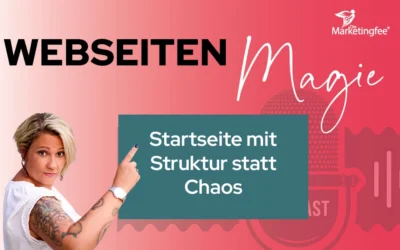 Podcast 2 Startseite mit Struktur statt Chaos