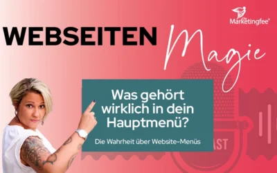 Podcast 1 Was gehört wirklich in dein Hauptmenü