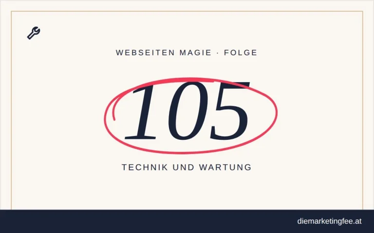 Divi 4 auf Divi 5 umsteigen 2 WEBSEITEN Magie Folge 105 – Technik und Wartung