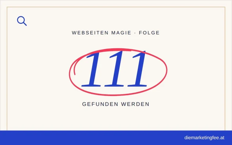 In ChatGPT gefunden werden 1 WEBSEITEN Magie Folge 111 – Gefunden werden