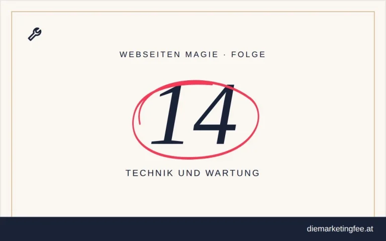 WEBSEITEN Magie Folge 14 – Technik und Wartung