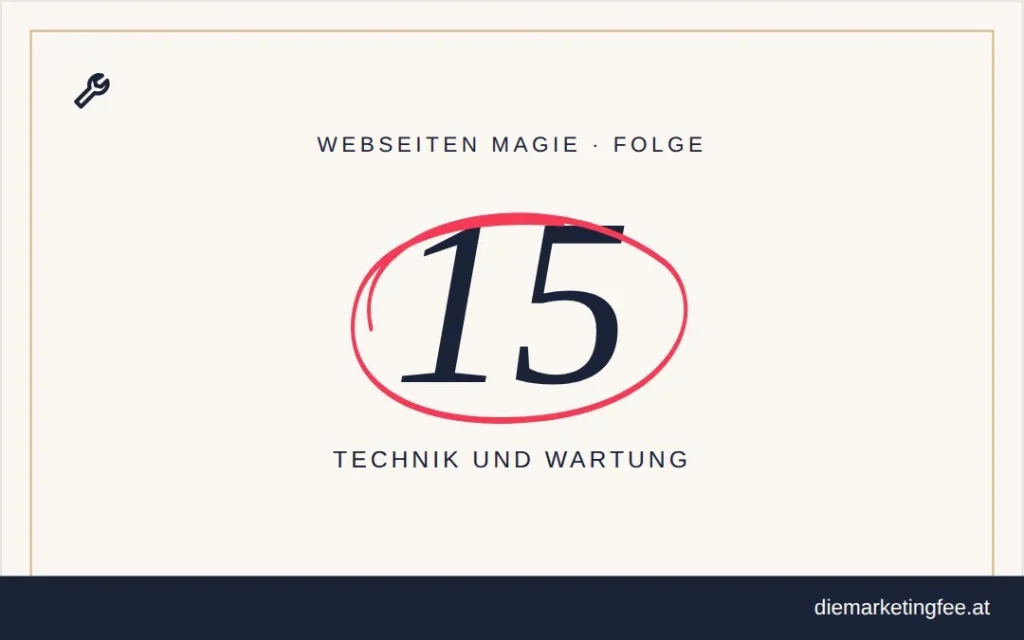 WEBSEITEN Magie Folge 15 – Technik und Wartung