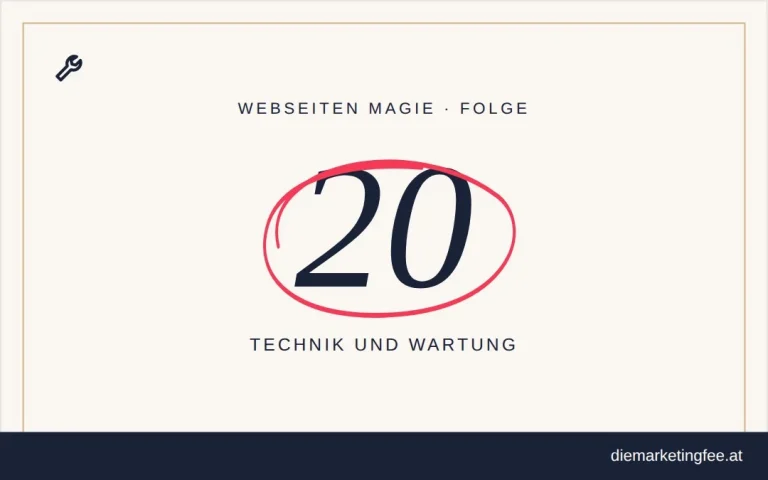 WEBSEITEN Magie Folge 20 – Technik und Wartung