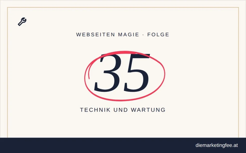 WEBSEITEN Magie Folge 35 – Technik und Wartung