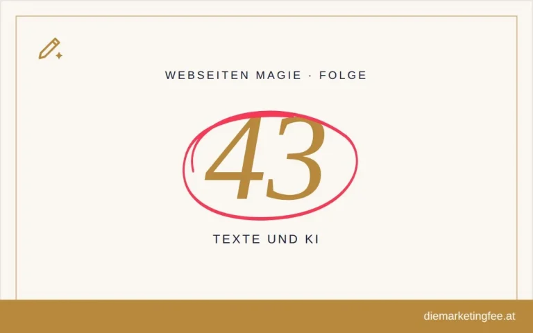 WEBSEITEN Magie Folge 43 – Texte und KI