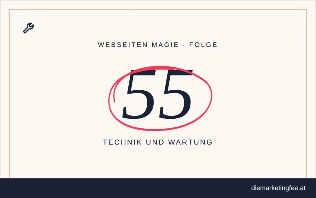 WEBSEITEN Magie Folge 55 – Technik und Wartung