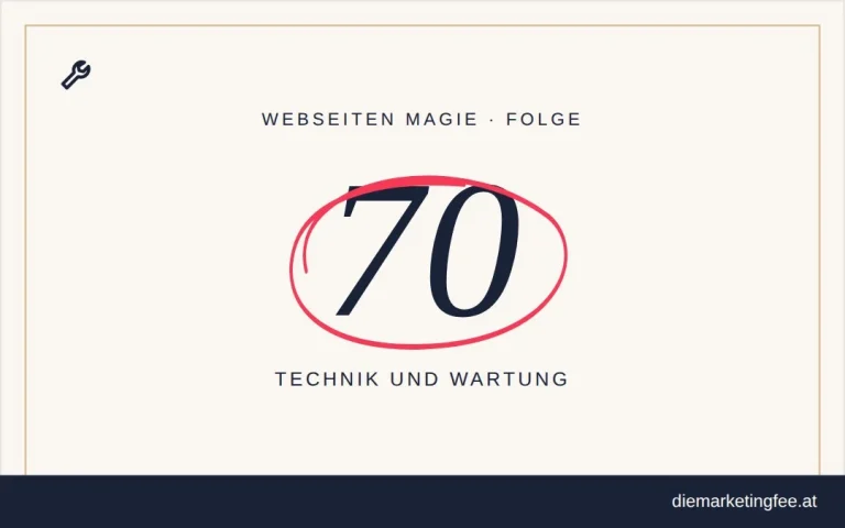 Child-Theme für Anfänger 9 WEBSEITEN Magie Folge 70 – Technik und Wartung