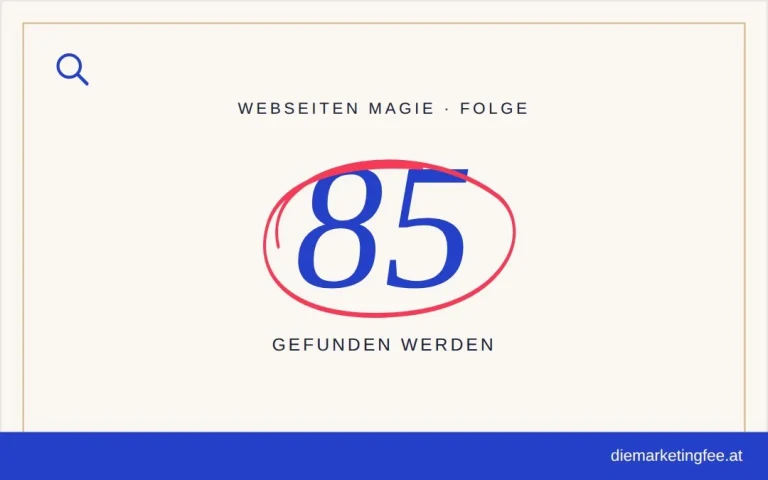 Die Fünf SEO-Mythen 8 WEBSEITEN Magie Folge 85 – Gefunden werden
